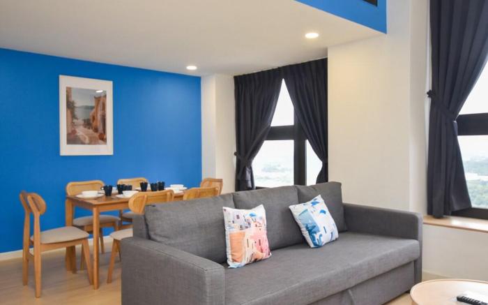 Sunway Grid Santorini Blue 3BR By Nest Home | 6Pax