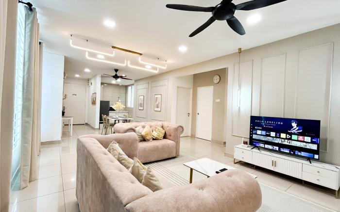 Nordic Zetapark 3 bedroom | Wi-Fi | 9 Pax