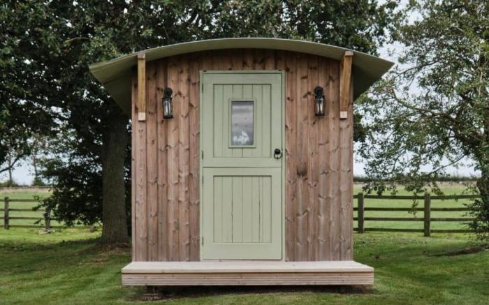 Pink Glamping Pod