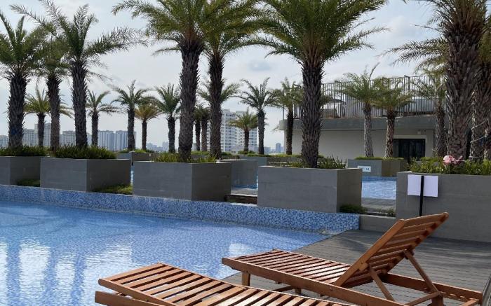 Modern studio in D7-Lavida Apt-Free pool-Netflix