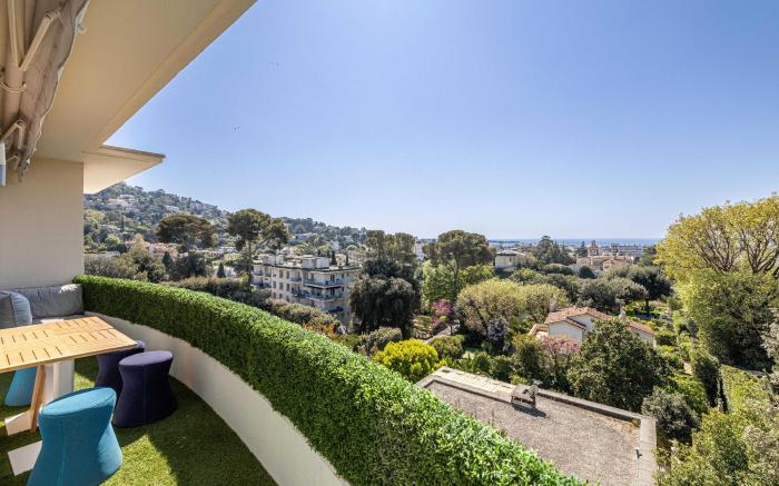Modern flat with sea view - AC- 2BR- 4P - Cannes