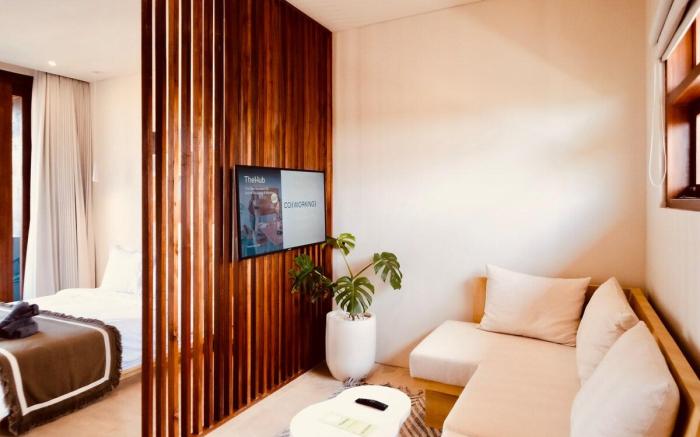 Deluxe Studio [7] w Co-working, Pool and Roofop