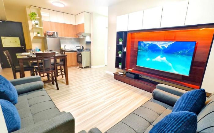 Avida Riala 2606 T4 IT Park 2 BR Unit 55" Smart TV