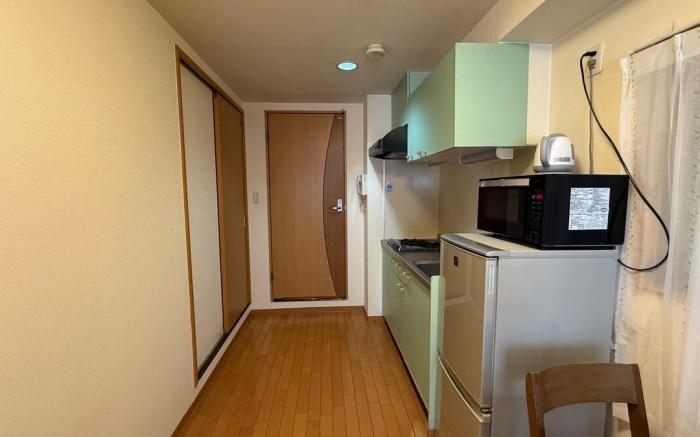 A高级公寓，天下茶屋站步行3分，直达机场/Nanab/通天阁/方便前往京都/奈良/可住2人,211