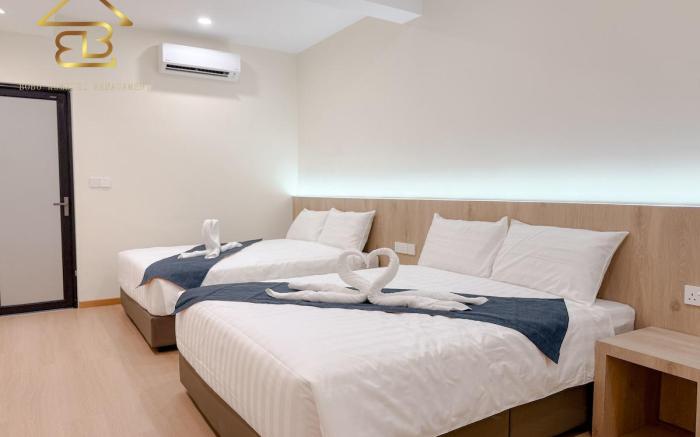 Ipoh Center Co-living 4Pax Room + Private Bathroom