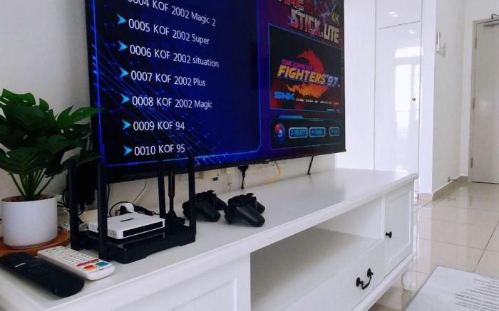 2-5pax 2BR Panda Homestay Midas Seri Alam  TV Game