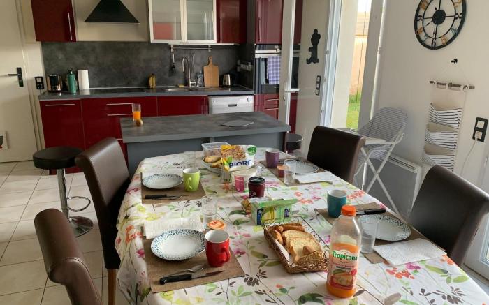 Chambres 2 à 4 personnes au calme