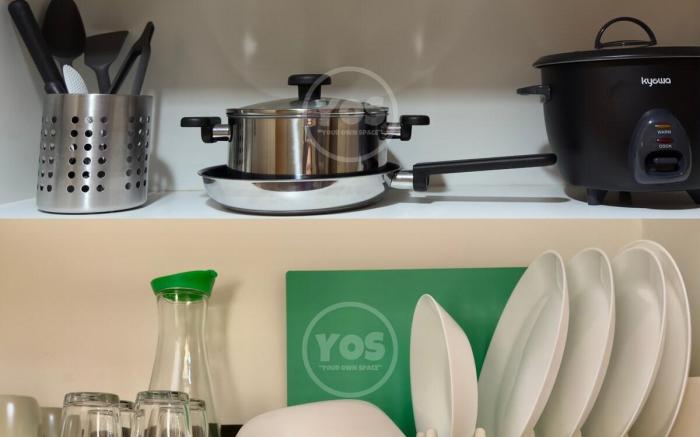 1Br w/Balcony @Shore 1 Tower A 
(8min to Moa)