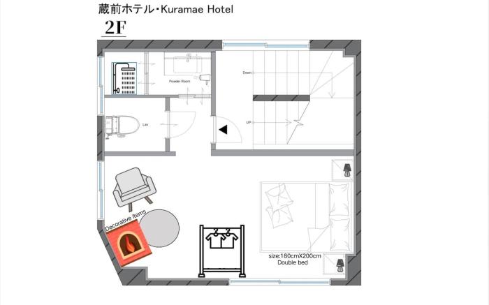 ZQ2，2 min walk to KURAMAE , direct to Asakusa