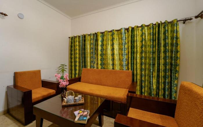 Iva 1 bhk Kainchi Dham : Balcony | Cook | Bonfire