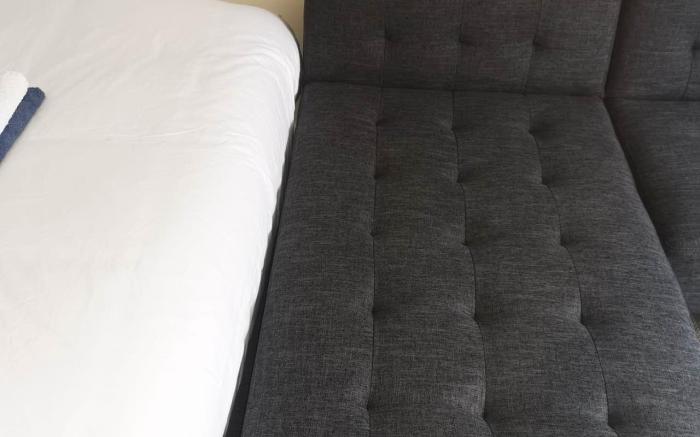 Two Double Beds including 1 double sofa bed chalet