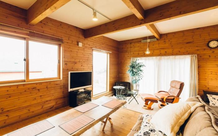 TOYAKO PRIVATE LOG HOUSE/2Flr/8ppl/Park/Wi-Fi/Ski