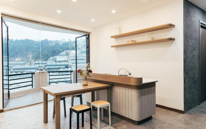 Nấm Vegan - phòng view đồi thông có ban công