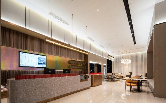 Borman Hotel Wuhan Aeon Jiangxia Living Room Subway Station
