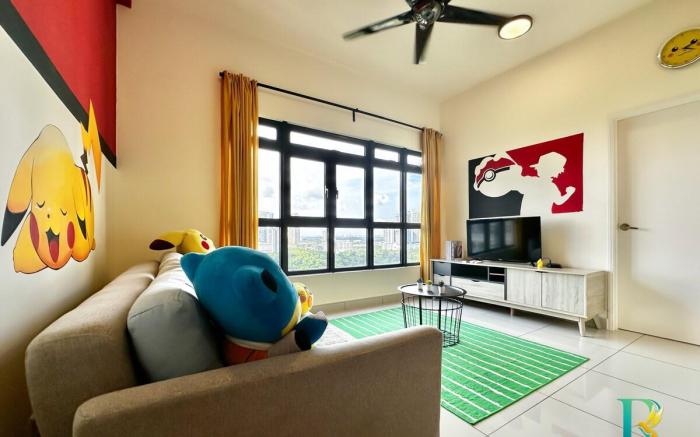 PokemonSuite. Meridin Medini @1BR 4PaxnearLegoland