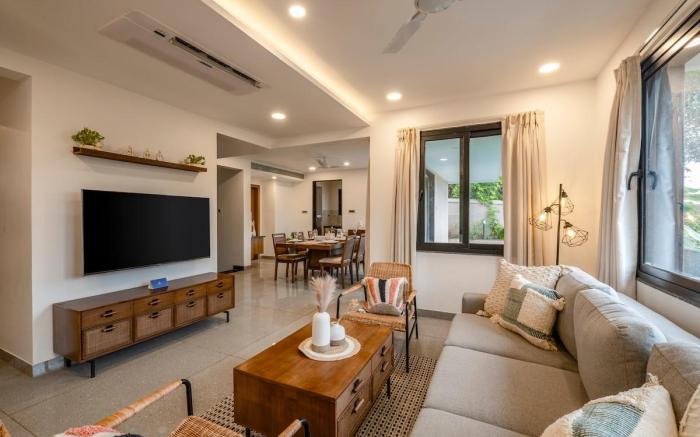 SaffronStays Terra: luxury pool villa with lift