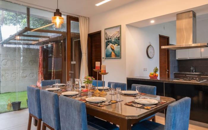 SaffronStays Candolim Deck Luxe 3BR Poolside Villa