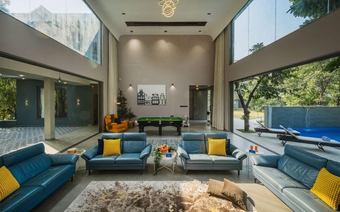 SaffronStays Six Degrees 6BHK Grey Pool, Alibaug 