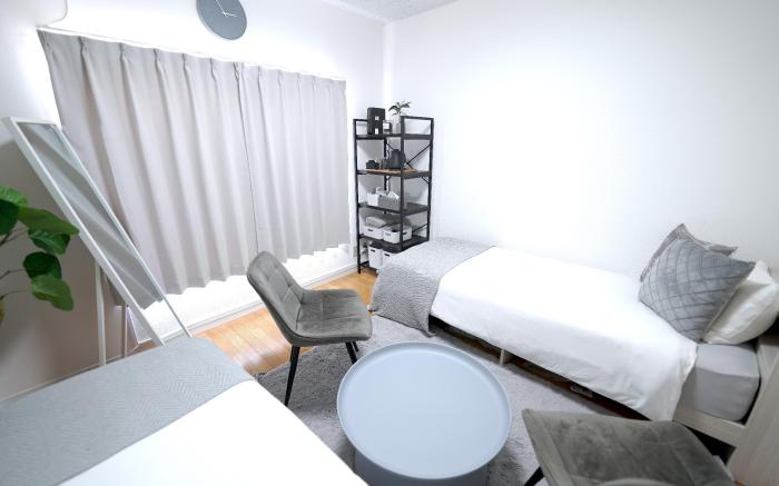 Close to Shinjuku![5th] Twin beds,Projector!