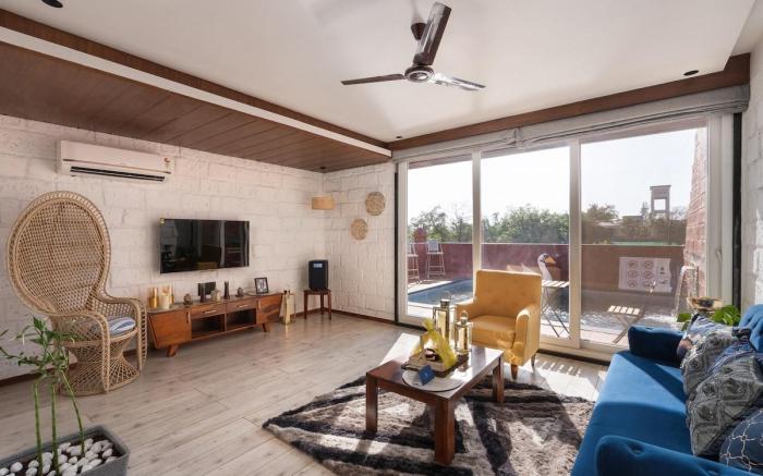 SaffronStays Calvin: Luxurious 3BR Private Pool Re