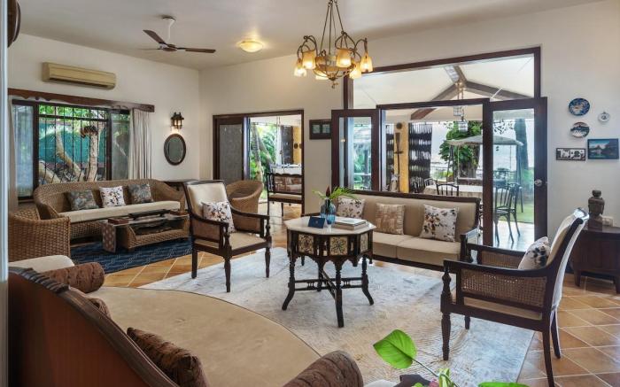 SaffronStays Time & Tide – 5BR Veg only Beach home