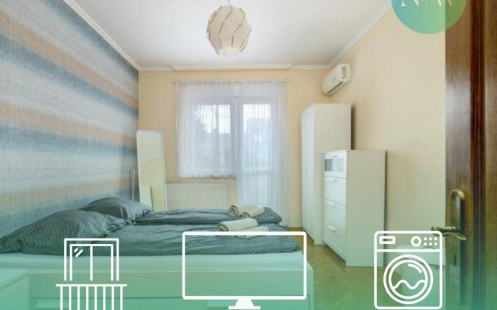 Buda Breeze 2BR Apt. w Balcony & AC by NW