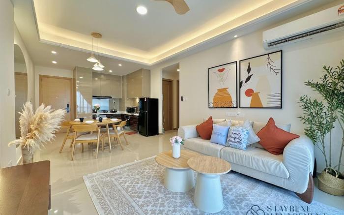 R&F Seine Region•2BR/4Pax/SeaView/Near CIQ JB