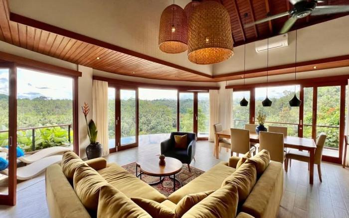 Nakula -Tropical Elegance on Ayung Ridge-2BR villa