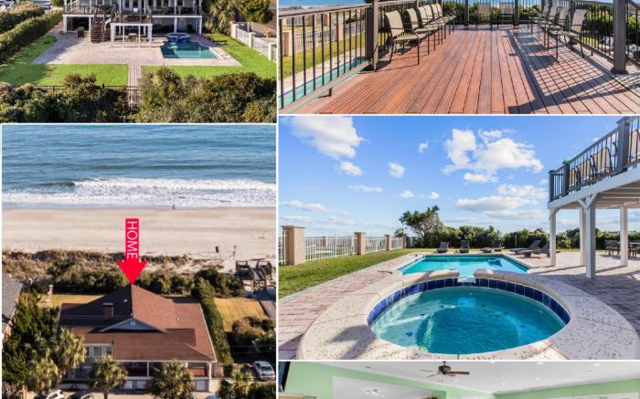 Oceanfront 6 Bedroom w/ Private Pool/Spa/Yard/Deck