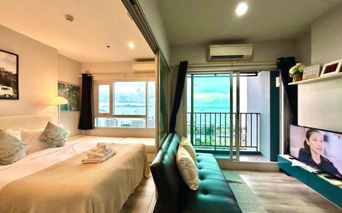 Centric Sea 23F，市中心，拥有美丽海景和泳池，距离海边300米