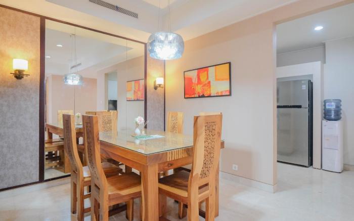 Elegant Earth Tone 3BR Ciputra World 1 By Travelio