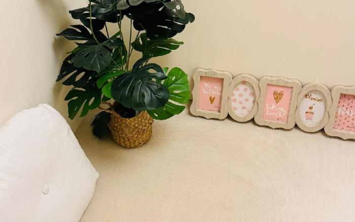 K［奶油在奶茶裡］用奶油風包圍你的心|信義昆陽捷運站旁窗戶陽光漂亮冷氣房|挑高舒適兩站台北101