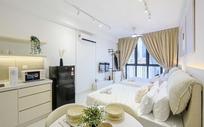 Dreamy White Studio Apartment @ KLCC by Nexx Field
