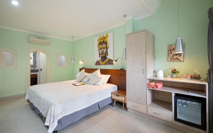 Angel House Ubud Eco Villa Jepun room pool view 