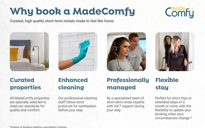 Comfy Studio near Racecourse, Dining & CBD Trains