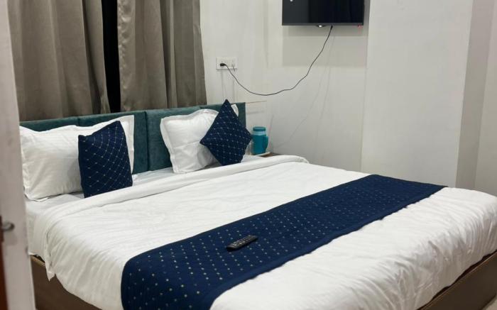 Hotel blue expire AC room $ roof top Restaurant