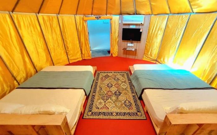 Mongolia Yurt Melaka – Double Queen Bed (4pax)