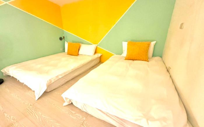 Qinghai B&B 晴海民宿 友愛501 三人房  免費停停車