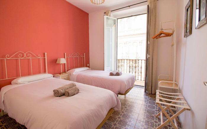 Apartamento superior con dos dormitorios.Tetuan 3D