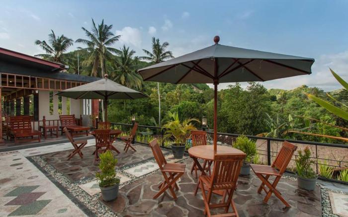 Pemandangan kota yang Indah di homestay ini