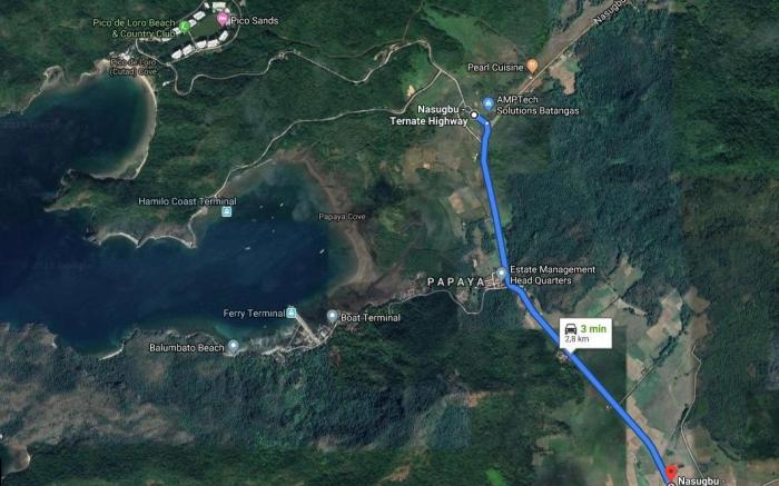 Two BR, 12pax, 3km outside Pico de Loro & beach /r