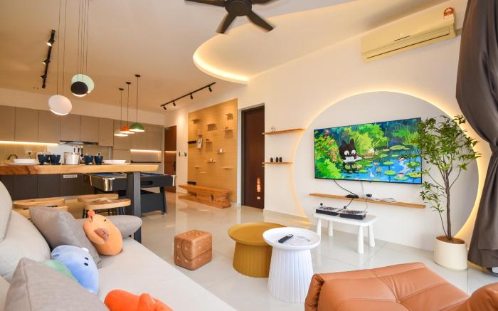 D'Maneki Full Seaview Suite【Pool Table & Bathtub】