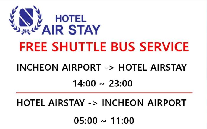 Incheon Airport Hotel Airstay