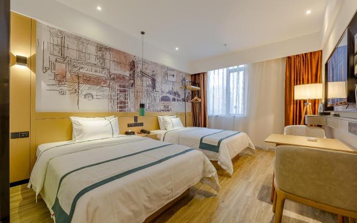 City Comfort Inn Chengdu Wenjiang Zhujiang Square Guanghua Park Metro Station
