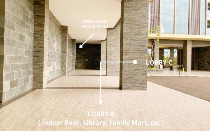 Large 3 Bedrooms Apartment at Branz BSD by OkeStay