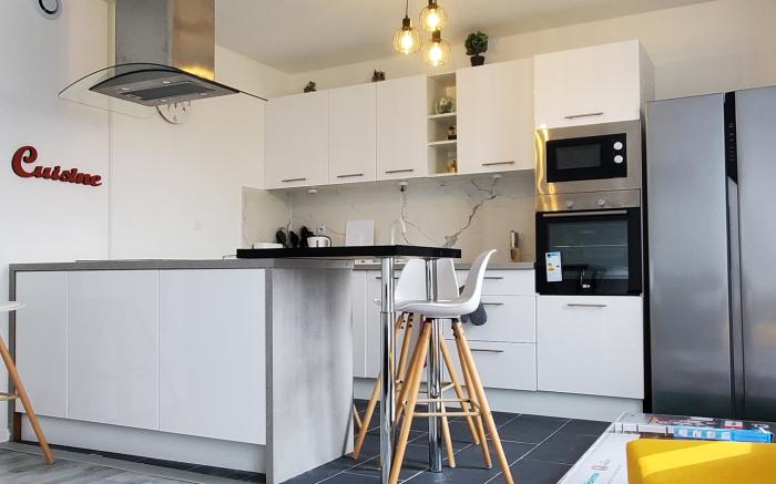 Appart 6/8 personnes proche centre parking gratuit