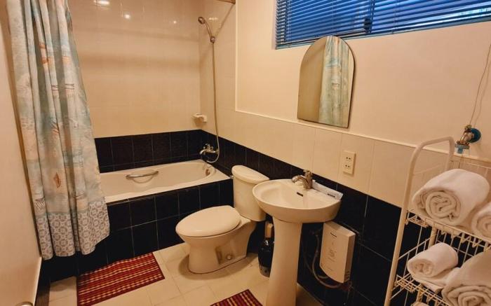 Studio-type condo unit with common pool