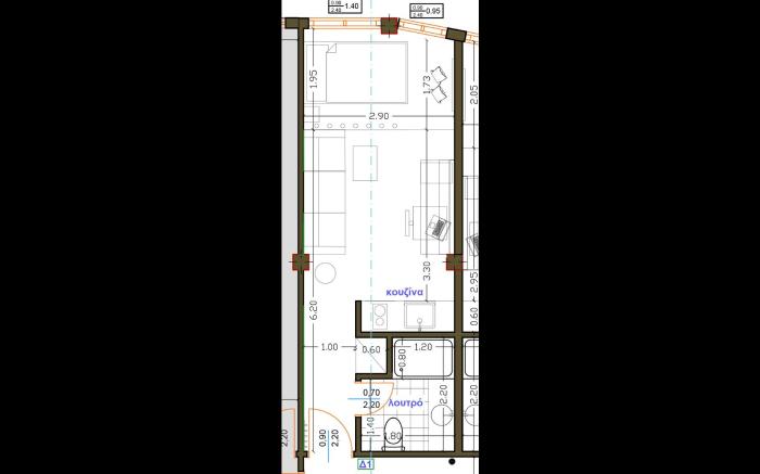 New Studio 1 Downtown Thessaloniki-fully Equipped