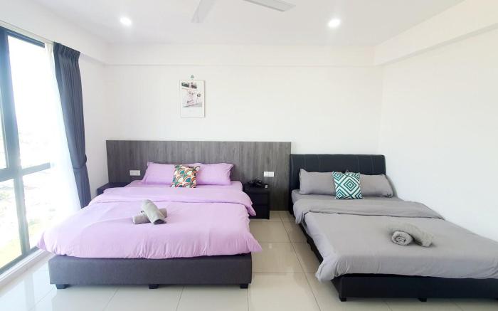 LOVELY COZY 2ROOM SUITE7PAX@JURU SENTRAL ICON CITY
