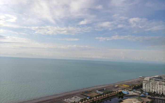 Orby city with sea view
